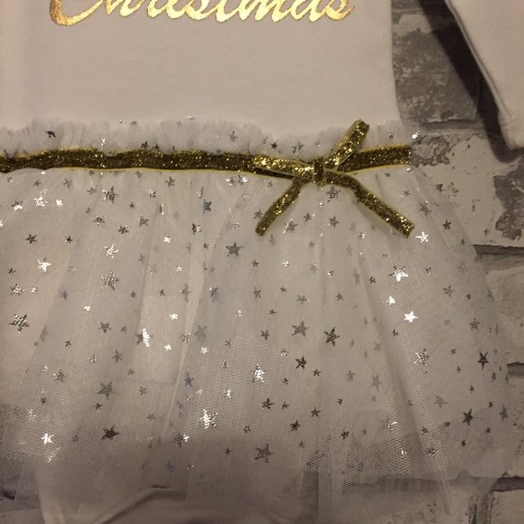 "MY FIRST Christmas" Baby Girl's Dress 6-12 Months - Picture 3 of 4